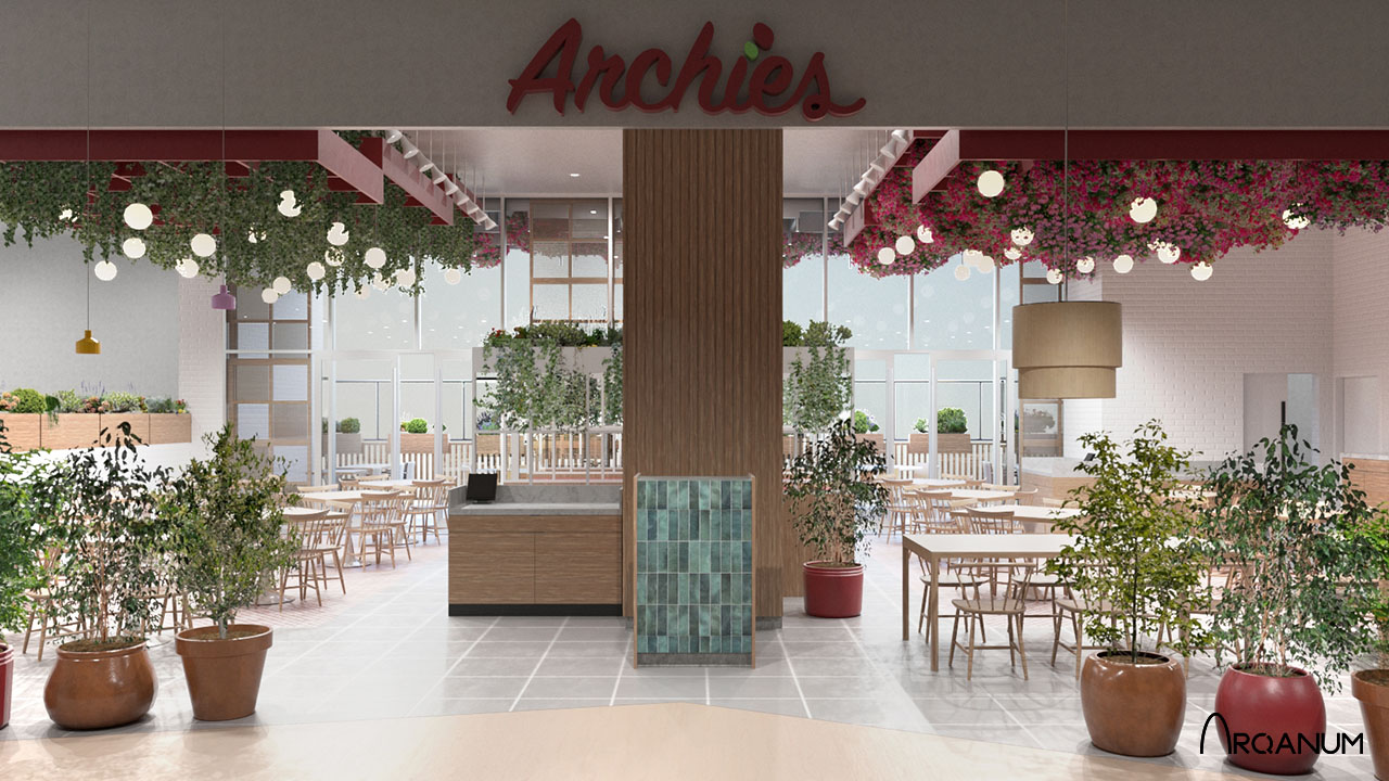 Archies restuarants, entry